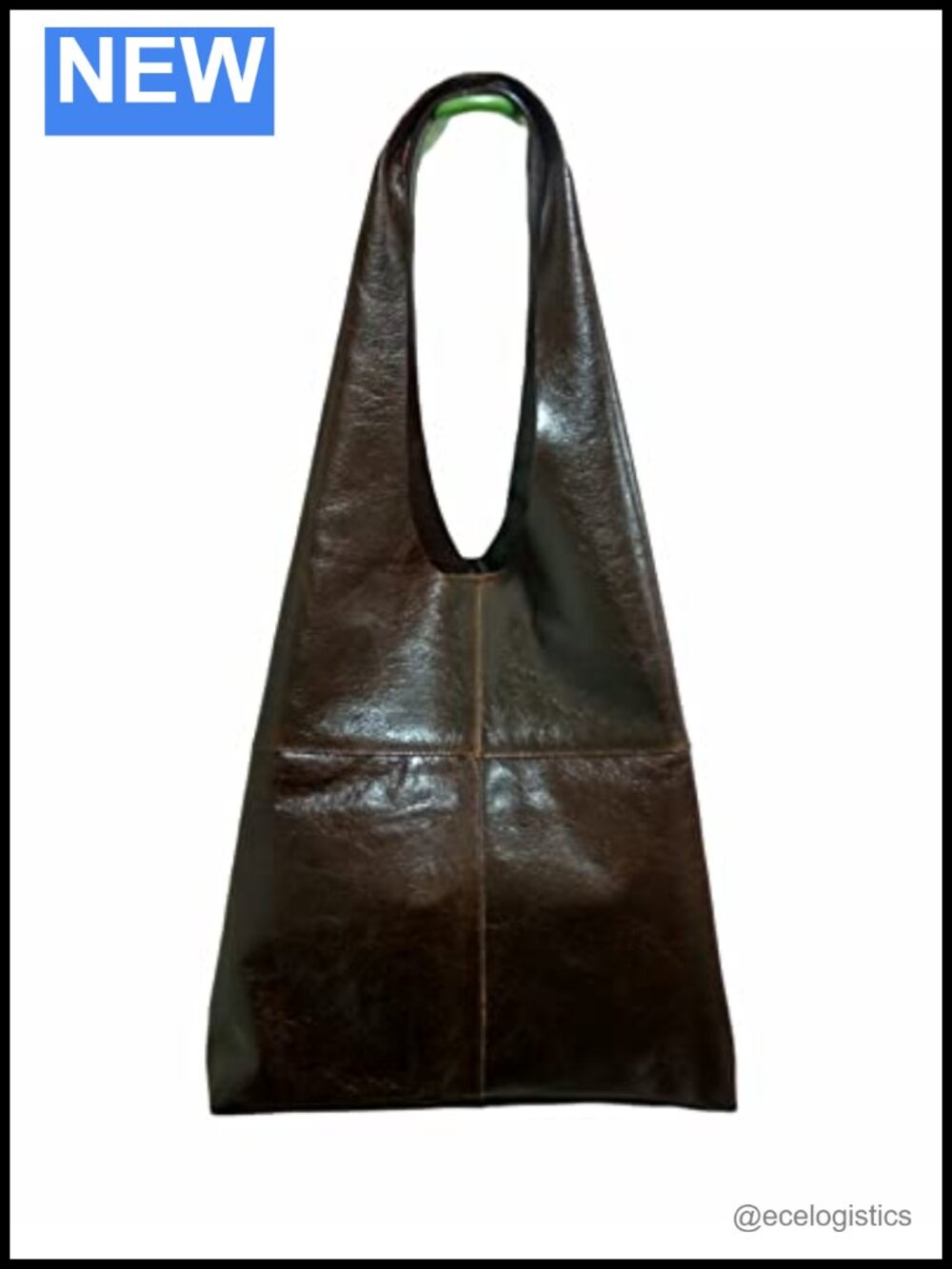 Handmade Full Grain Leather Tote Handbag Unlined Ladies Purse Lifetime Warranty